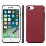 For iPhone 7 / 8 Denior V7 Luxury Car Cowhide Leather Ultrathin Protective Case(Dark Red)