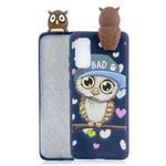 For Samsung Galaxy A33 5G Shockproof Cartoon TPU Phone Case(Blue Owl)