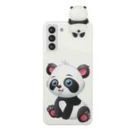 For Samsung Galaxy S22+ 5G Shockproof Cartoon TPU Phone Case(Panda)
