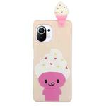 For Xiaomi Mi 11 Lite Shockproof Cartoon TPU Phone Case(Ice Cream)