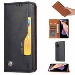 For Xiaomi Redmi Note 11 Pro 4G Global Knead Skin Texture Horizontal Flip Leather Case(Black)