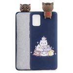 For Samsung Galaxy A73 5G Shockproof Cartoon TPU Phone Case(Stacked Cats)
