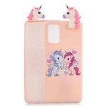 For Samsung Galaxy A73 5G Shockproof Cartoon TPU Phone Case(Heart Unicorn)