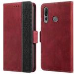 For Huawei P smart Z Stitching Side-Magnetic RFID Leather Phone Case(Red)