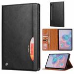 For Samsung Galaxy Tab S8+ X800 Knead Skin Texture Flip Tablet Leather Case(Black)