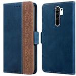 For Xiaomi Redmi 9 Stitching Side-Magnetic RFID Leather Phone Case(Royal Blue)