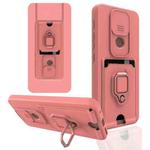 For Motorola Moto G9 / G9 Play Sliding Camera Cover Design TPU Phone Case(Pink)