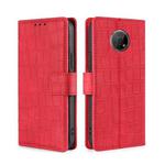 For Nokia G300 Skin Feel Crocodile Texture Magnetic Clasp PU Leather Phone Case(Red)