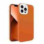 For iPhone 13 Pro Max Eagle Eye Lens Oily Feel TPU + PC Phone Case (Brown)