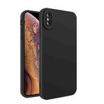 Eagle Eye Lens Oily Feel TPU + PC Phone Case For iPhone XS / X(Black)