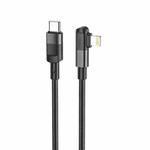 hoco U108 20W USB-C / Type-C to 8 Pin PD Charging Data Cable, Cable Length:1.2m(Black)