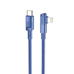 hoco U108 20W USB-C / Type-C to 8 Pin PD Charging Data Cable, Cable Length:2m(Blue)