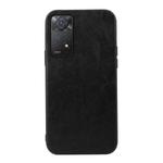 For Xiaomi Redmi Note 11 Pro Global Crazy Horse Texture PU Phone Case(Black)