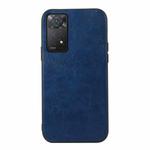 For Xiaomi Redmi Note 11 Pro Global Crazy Horse Texture PU Phone Case(Blue)