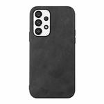 For Samsung Galaxy A33 5G Cowhide Texture PU Phone Case(Black)