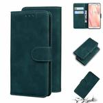 For Sharp Aquos Sense 3 / Sense3 Lite / Sense3 Basic & SHV45 Skin Feel Pure Color Leather Phone Case(Green)