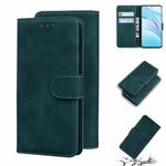 For Xiaomi Mi 10T Lite 5G Skin Feel Pure Color Flip Leather Phone Case(Green)
