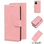For Xiaomi Redmi Note 10 Pro China / Poco X3 GT Skin Feel Pure Color Flip Leather Phone Case(Pink)