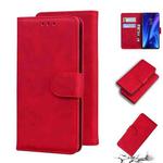 For Xiaomi Redmi K20 / K20 Pro & Mi 9T/ Mi 9T Pro Skin Feel Pure Color Flip Leather Phone Case(Red)
