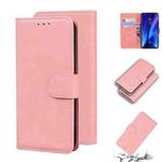 For Xiaomi Redmi K20 / K20 Pro & Mi 9T/ Mi 9T Pro Skin Feel Pure Color Flip Leather Phone Case(Pink)