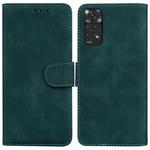 For Xiaomi Redmi Note 11 Global / Note 11S Skin Feel Pure Color Flip Leather Phone Case(Green)