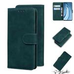 For Xiaomi Mi 10S Skin Feel Pure Color Flip Leather Phone Case(Green)