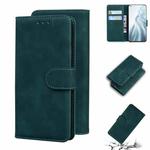 For Xiaomi Mi 11 Skin Feel Pure Color Flip Leather Phone Case(Green)