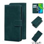 For Xiaomi Mi CC9 Pro / Note 10 / Note 10 Pro Skin Feel Pure Color Flip Leather Phone Case(Green)