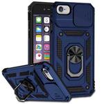 For iPhone SE 2022 / SE 2020 / 8 / 7 / 6 Sliding Camshield Holder Phone Case(Blue)