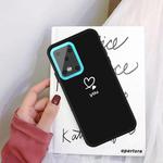 For Galaxy S20 Ultra Love Heart You Pattern Frosted TPU Protective Case(Black)