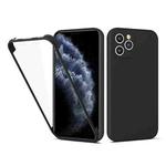 For iPhone 13 Pro Imitation Liquid Silicone 360 Full Body Case (Black)