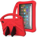 For Amazon Kindle Fire 7 2022 EVA Flat Anti Falling Tablet Case(Red)