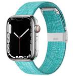 PG44 Direct Flight Series Waterproof Canvas Watch Band For Apple Watch Series 7 41mm / 6&SE&5&4 40mm / 3&2&1 38mm(Green)