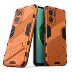 For Xiaomi Redmi Note 11E 5G China Punk Armor 2 in 1 PC + TPU Shockproof Phone Case with Invisible Holder(Orange)