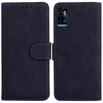 For ZTE Blade A72 / V40 Vita Skin Feel Pure Color Flip Leather Phone Case(Black)