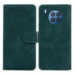 For Huawei nova 8i / Honor 50 Lite Skin Feel Pure Color Flip Leather Phone Case(Green)