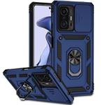 For Xiaomi Mi 11T Sliding Camshield Holder Phone Case(Blue)