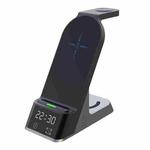 H36 6 in 1 15W Alarm Clock Digital Display Magsafe Magnetic Wireless Charger for Mobile Phones / AirPods / iWatch