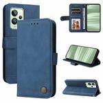 For OPPO Realme GT2 Pro Skin Feel Life Tree Metal Button Horizontal Flip Leather Case(Blue)