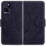 For Infinix Note 10 Pro X695 Tiger Embossing Pattern Horizontal Flip Leather Phone Case(Black)