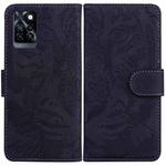 For Infinix Note 11 Tiger Embossing Pattern Horizontal Flip Leather Phone Case(Black)