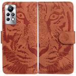 For Infinix Note 11 Pro / Note 11s Tiger Embossing Pattern Horizontal Flip Leather Phone Case(Brown)