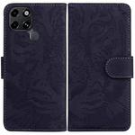 For Infinix Smart 6 Tiger Embossing Pattern Horizontal Flip Leather Phone Case(Black)