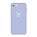 For iPhone 6s / 6 Small Fish Pattern Colorful Frosted TPU Phone Protective Case(Light Purple)