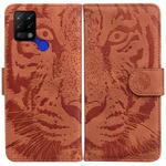 For Tecno Pova LD7 Tiger Embossing Pattern Horizontal Flip Leather Phone Case(Brown)