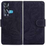 For Tecno Pova Neo LE6 Tiger Embossing Pattern Horizontal Flip Leather Phone Case(Black)