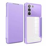 For Samsung Galaxy S22+ 5G Magnetic Flip Leather Phone Case(Purple)