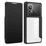 For Xiaomi 12 5G Magnetic Flip Leather Phone Case(Black)
