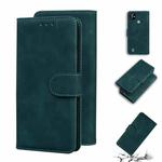 For Infinix Smart HD 2021 X612 Skin Feel Pure Color Flip Leather Phone Case(Green)