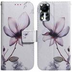 For Infinix Hot 11S NFC X6812B Coloured Drawing Leather Phone Case(Magnolia Flower)